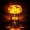 B, variant on JollyMart Halloween Pumpkin Ghost LED Light Spooky Tombstone Bat Table Lamp Decor for Home Party Indoor Holiday Ornament