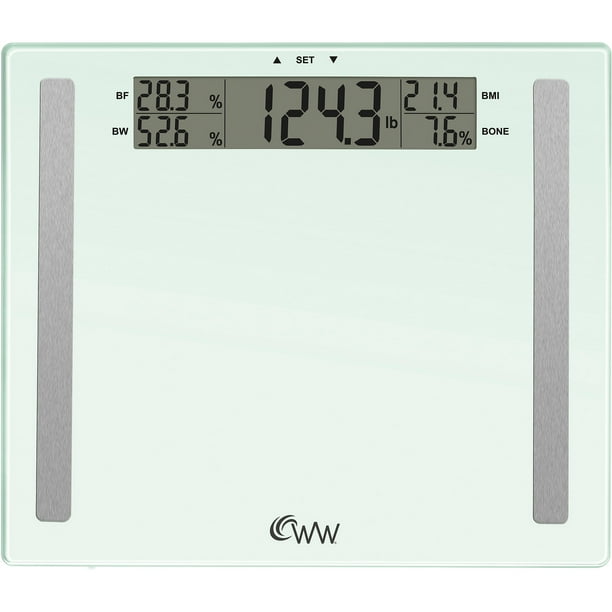 Weight Watchers by Conair 4-User Memory Glass Body Analysis Scale