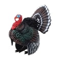 thumbnail image 4 of unbranded 1Ud Adorno De Pavo Multicolor Estilo Chic Con Elaboración Para Cuarto O Oficina, 4 of 8