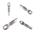 thumbnail image 1 of Gancho de Ojal de Terminal shamjiam acero Inoxidable 4 piezas Aparejo Sin Estampado para cuerda de alambre 6 mm, 1 of 8