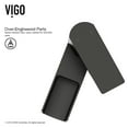 thumbnail image 6 of VIGO Ileana Single Handle Single-Hole Bathroom Faucet Set with Deck Plate in Matte Black, 6 of 8