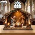 thumbnail image 6 of YingYouFu Empty Tomb Easter Scene and Cross Decoration He Is Risen Tabletop Decor Religious Wooden Signs Jesus Cross Table Centerpieces for Religious Home Mantels Tabletop Christian Gifts, 6 of 8