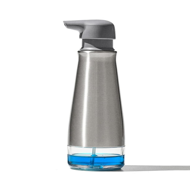 Dispensador de jabón espumoso OXO Good Grips de acero inoxidable