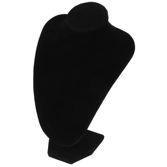ULTNICE Jewelry Bust Rack Necklace Holder Black Lint 1Set for Retailers