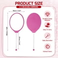 thumbnail image 2 of Uxcell 4 Pack Beadable Mirrors with Handle, 7.7 Inch Long Oval Shape Bead Mirror Bars Removable for DIY Crafts(Hot Pink), 2 of 7
