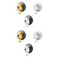 thumbnail image 4 of 6 pcs Sans Perceuse Lavabo Rack Mur Suspendu Cintre Salle de Bain Crochet Mural, 4 of 6