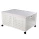 thumbnail image 4 of Caja de Almacenamiento ANGGREK de Metal Plegable Para Juguetes Con Ruedas Color negro Blanco, 4 of 8