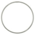 thumbnail image 2 of 925 Sterling Silver 2mm Slip On Bangle Bracelet, 2 of 8