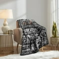 thumbnail image 2 of Las Vegas Gifts for Football Fans, Football Team Throw Blanket 60" x 50", Sport Team Color Gifts for Bed Sofa Couch Living Room, 2 of 6