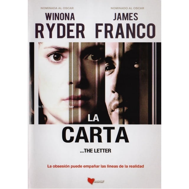 La Carta The Letter PRODISC Winona Rider James Franco Pelicula Dvd