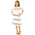 thumbnail image 3 of unik Girl's Traditional Mexican Cinco De Mayo Fiesta Dress White 6, 3 of 4