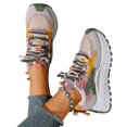 thumbnail image 5 of Willtoo Women's Fashion Chunky Platform Sneakers Arch Support Colorful Platform Sneakers Non-Slip Breathable Athletic Shoes, 5 of 5