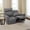 Dark Grey, variant on MCombo 60.2" Power Loveseat Recliner Sofa with Massage and Dual Heating, Adjustable Headrest, USB & Type C Port for Living Room, Fabric(Mocha)
