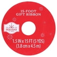thumbnail image 6 of Metallic Gold Burlap Wired Edge Christmas Ribbon, 1.5" x 15', by Holiday Time, 6 of 6