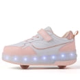 thumbnail image 3 of USB chargeable LED light up roller shoes wheeled skate sneaker shoes for Boys Girls kids, 3 of 8
