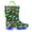 Green Dinosaur, variant on Boys Dinosaur Rain Boots Toddler Kids Light Up Waterproof Boots with handles Toddler Size 7