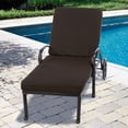 thumbnail image 3 of Sunbrella Sorra Home Outdoor 25-inch Chaise Lounge Cushion with  Fabric - 25" Cilantro, 3 of 4