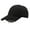 Black, variant on Unisex Korean Harajuku Baseball Cap with Metal Rings Hip Hop Adjustable Dad Hat