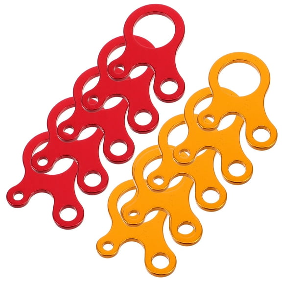 KAJNBN 10Pcs Rope Tightener Tensioner for Reliable Tent Guyline Adjustment
