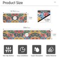 thumbnail image 3 of Yayeee Faucet Mat for Kitchen Sink 14.7" Diatomite Long Splash Guard Pad, Dark Floral, 3 of 7