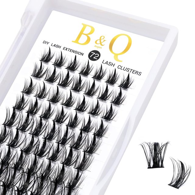 B&Qaugen Easy Fan Lashes D-0.03-19 B&Qaugen Easy Fan Volume Lashes 0.03 Extensiones de pestañas D Curl Mega Lash Extension 9 a 25 mm Negro mate B&Q Easy Volume Fan Lashes (D-0.03,19 mm)