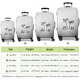 thumbnail image 6 of Stretch Luggage Cover M(22-24in)– Elastic Travel Suitcase Protector with Handle Openings & Bottom Closure, Washable Polyester Spandex Cover for 18"-32" Suitcases, S/M/L/XL Size, 6 of 6