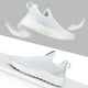 thumbnail image 5 of Zapatillas Feethit para mujer, tenis y correr, zapatillas ligeras e informales para viajes, gimnasio, trabajo, camarera, enfermera, color blanco claro, 9, 5 of 7