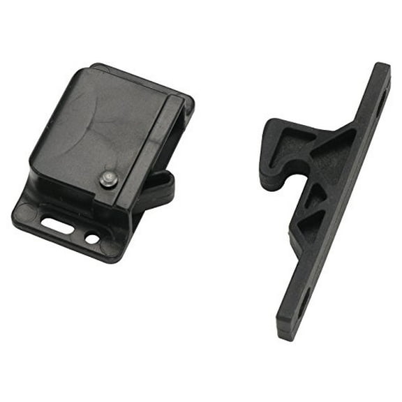 Decorite 5838 RV Push Latch 5lb Holding Force ABS Black
