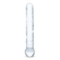 Glas Callisto 7" Glass Dildo, Clear