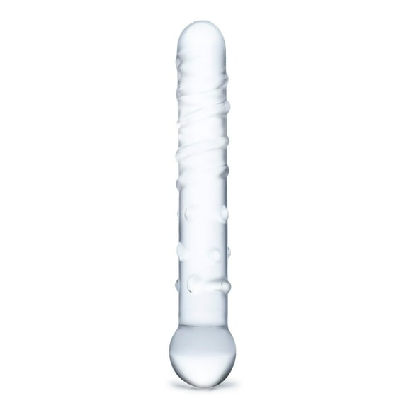 Glas Callisto 7" Glass Dildo, Clear