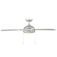 thumbnail image 4 of Disc II 5-Blade Energy Star Pull Chain Memory Ceiling Fan 52in Brushed Nickel with 3000K Dimmable LED Light Kit, 4 of 6