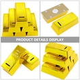 thumbnail image 2 of Gold Bar Piggy Bank Simulated Gold Bar Money Box Gold Bar Money Pot Faux Gold Bar Decor, 2 of 7
