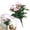 pink, variant on 1 Pcs Artificial Impatiens Flowers for Outdoor Flowers UV Resistant Faux Red Flowers Impatiens Bushes Silk Artificial Flowers Bouquet for Patio Garden Porch Decor