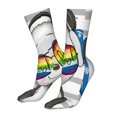 thumbnail image 5 of Goofa Panda with Sun glasses for 16in Socks, Funny Novelty Crazy Design Cotton Socks Sports Socks Knee High Socks For Men, Women,1Pairs - Gift For Working Friends, 5 of 7
