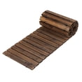 thumbnail image 2 of TidBay 8/12FT x 43cm Garden Pathway, Wooden Garden Pathway, Outdoor Roll Out Walkway Pathway, Wooden Garden Bridge Walking Passage for Patio, Lawn, Backyard, Beach, 2 of 6