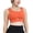 Orange, variant on Darzheoy Sports Bras for Women Empty Fake Two-piece Sports Underwear Large Size Fitness Clothes Shockproof High-strength Bra All-in-one Yoga Vest XXXXL