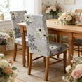 thumbnail image 6 of Stretch Fit Dining Chair Covers Set with Elastic Band - Washable Slipcovers for Kitchen and Restaurant Seats - Decorative Fabric Protectors for Home Decor, 6 of 6