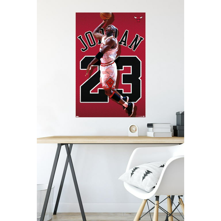 Michael Jordan - Jersey Wall Poster, 22.375 inch x 34 inch, RP21928EC