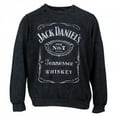 thumbnail image 1 of Jack Daniel's Label Women's Mineral Wash Crew Neck Fleece Sweatshirt-Small, 1 of 2