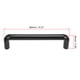 thumbnail image 2 of Manijas de tirón Uxcell 240mm Centros de agujeros Negros 2Pack, 2 of 5