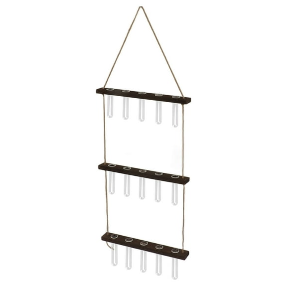 3 Tiered Wall Hanging Plant Terrarium With 15 Test Tubes Hanging Stand Observe Growth Status Plant Propagation Station 3 Tier Plant Propagation Station Plant Propagation Tubes