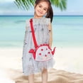 thumbnail image 3 of EQWLJWE Beach Mesh Bag Beach Shell Bags for Holding Beach Shell ,Toys (Dinosaur Cute Image) Shell Collecting Bags for Kids Shell bag for Picking Up Shells, 3 of 5