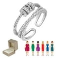 thumbnail image 1 of Jansio Threanic Triple-spin Ring, 1 of 1