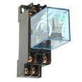 thumbnail image 2 of Relé electromagnético Yashi HH52P DC 24 V con bobina DPDT 8 pines Negro azul transparente, 2 of 3
