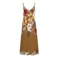 thumbnail image 5 of Robes pour Femmes, Robes Sans Manches Mode Imprimé Bretelles, 5 of 5