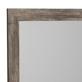 thumbnail image 3 of Bedroom Mirror with Replicated Grain Details Rustic Gray - Saltoro Sherpi, 3 of 5