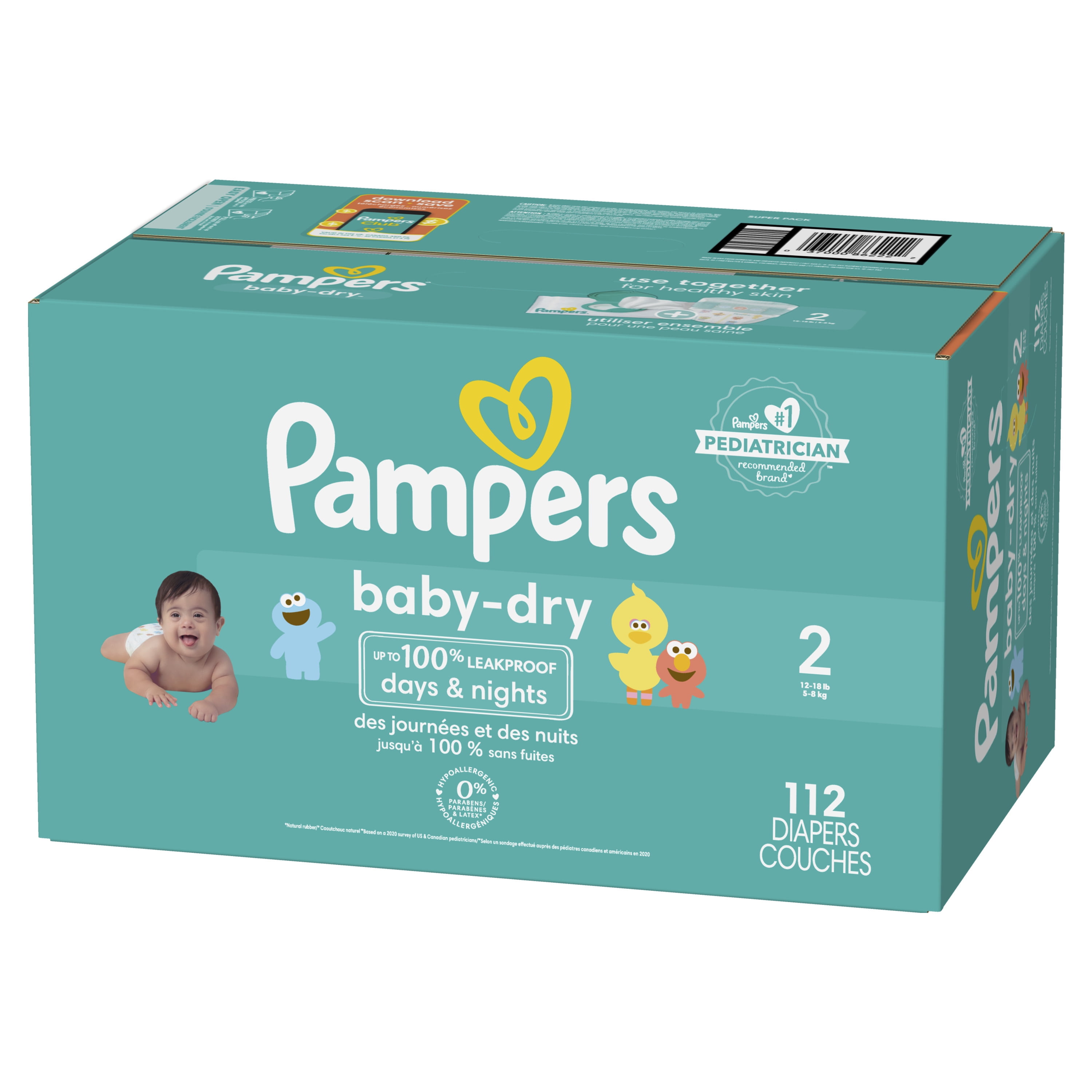 Pampers Baby Dry Unisex Talla 2 – Super Carnes - Ahora con Delivery
