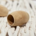 thumbnail image 2 of Craft County Wooden Oval Beads - Multiple Pack Options Available - 3/4-Inch Diameter - Natural Wood - Perfect for Crafts, Macrame, Home Decor, 2 of 5
