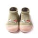 thumbnail image 1 of 24-25 1 par de zapatillas con punta, calcetines, zapatos antideslizantes de algodón para interiores, primeros zapatos para caminar para bebés finos para niños, 1 of 5