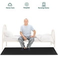 thumbnail image 4 of BOBOKY 70"x24"x1/2" Thick Medical Bedside Fall Safety Protection Floor Mat for Elderly Senior Handicap,Reducing Injury Risk and Impact, Prevent Bed Falling, Anti Fatigue, Non-Slip Beveled Edge, Black, 4 of 8